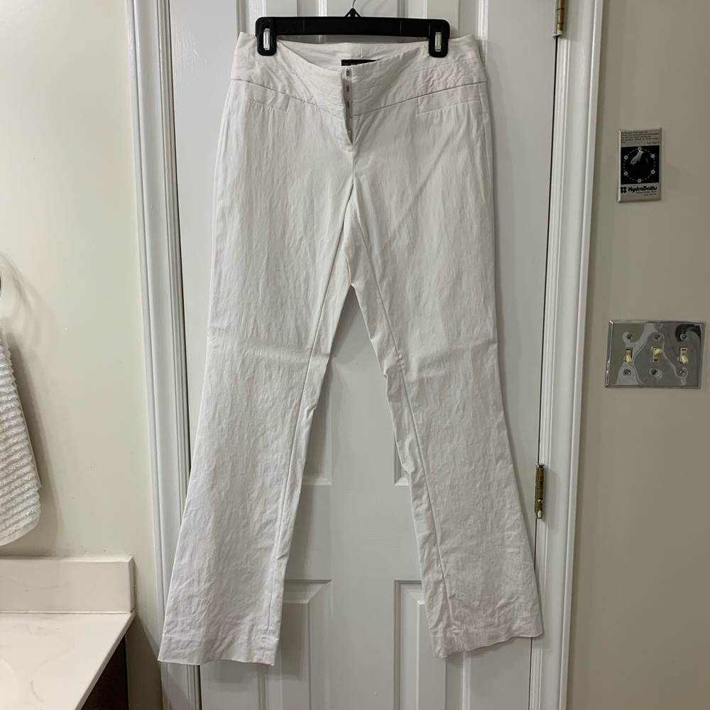 The Limited white boot leg pant!